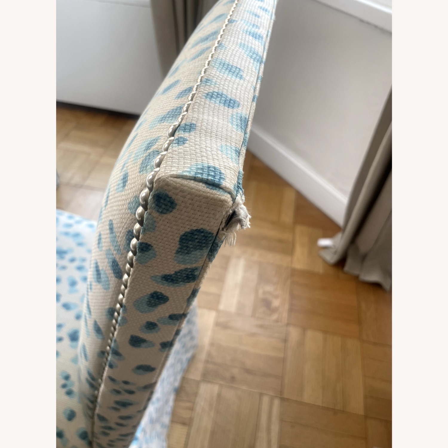 Ballard Designs Blue Dining Chairs - image-4