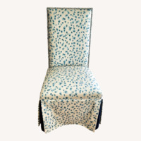 Ballard Designs Blue Dining Chairs