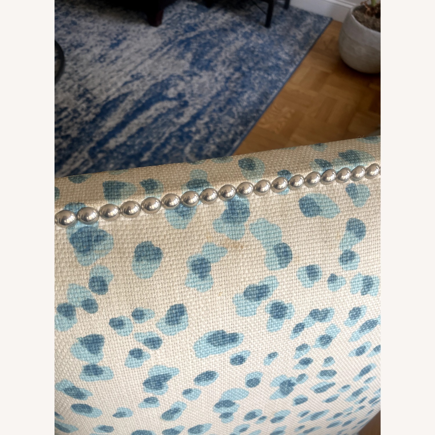 Ballard Designs Blue Dining Chairs - image-5