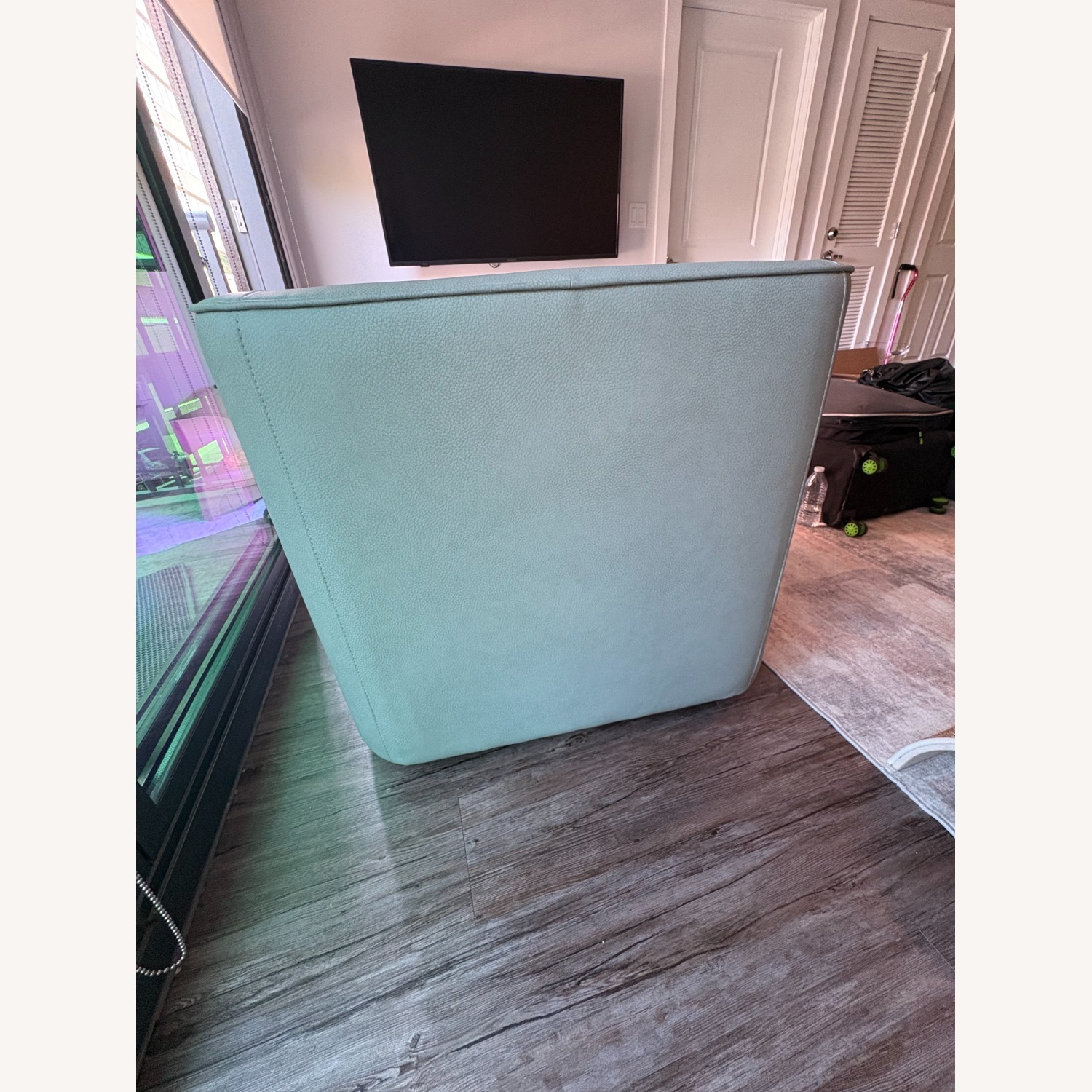 Light Gray Accent Chair - image-3