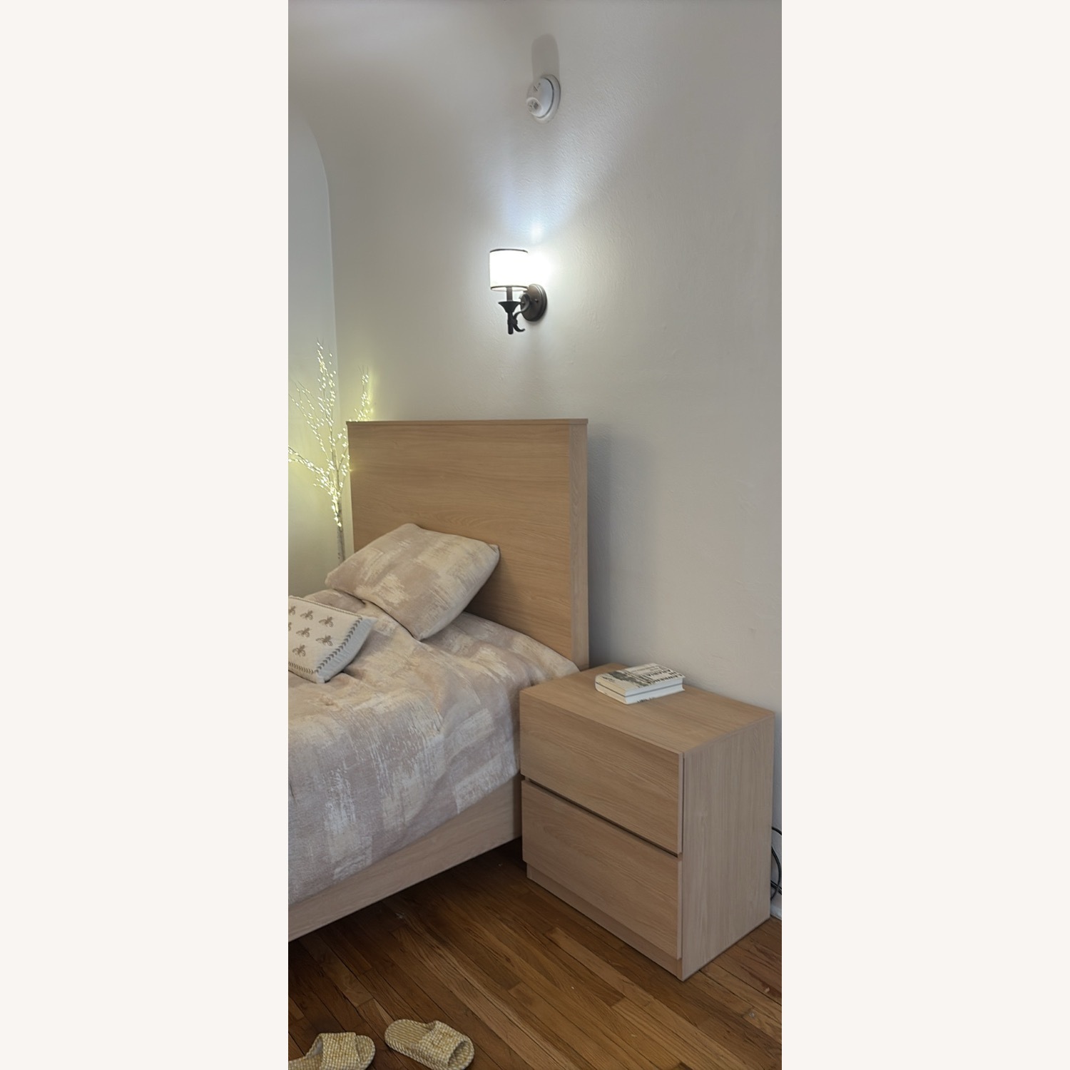 Living Spaces Elara Natural Wood Full Bed - image-2