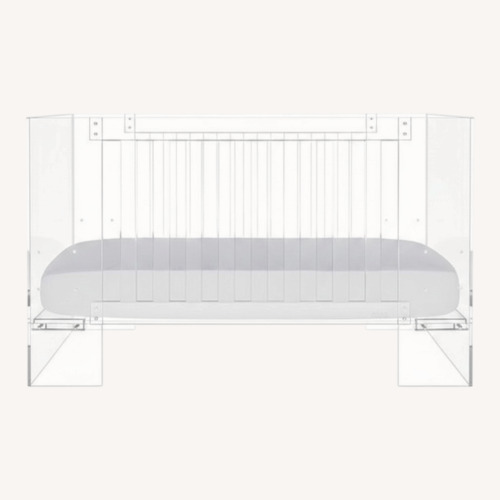 Used Nursery Works Vetro Crib - Transparent for sale on AptDeco