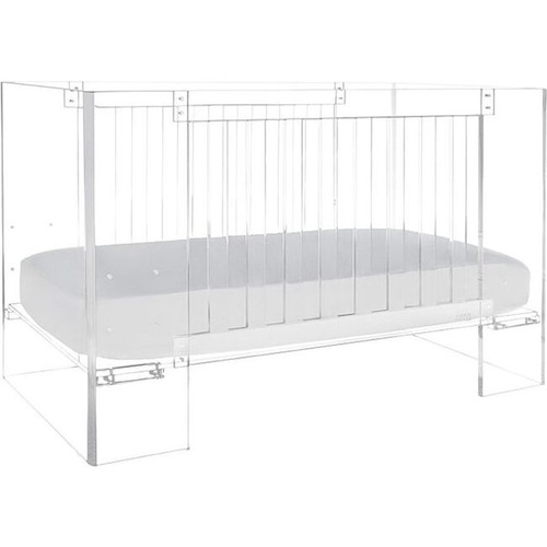Used Nursery Works Vetro Crib - Transparent for sale on AptDeco