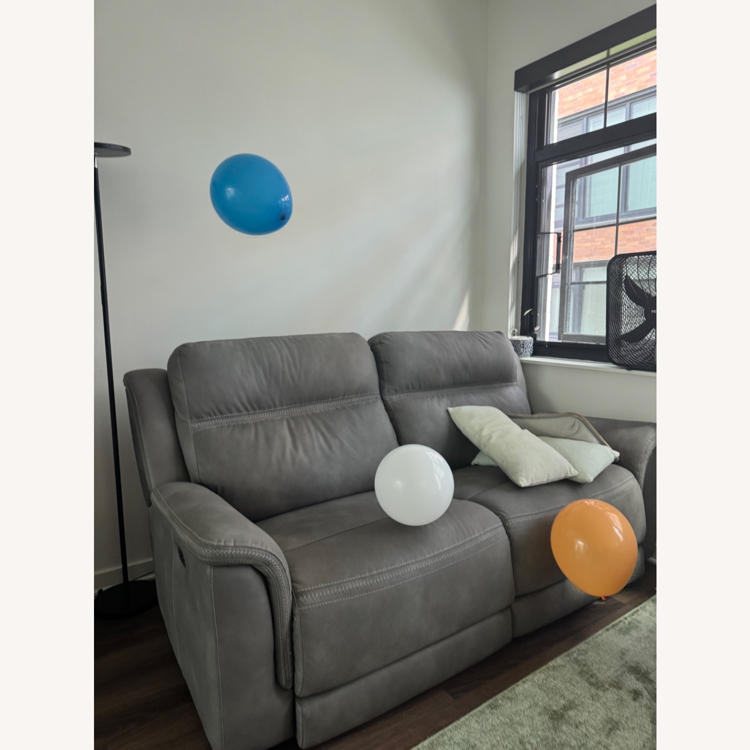 Ashley Furniture Light Gray 2 Seater Sofa - image-7