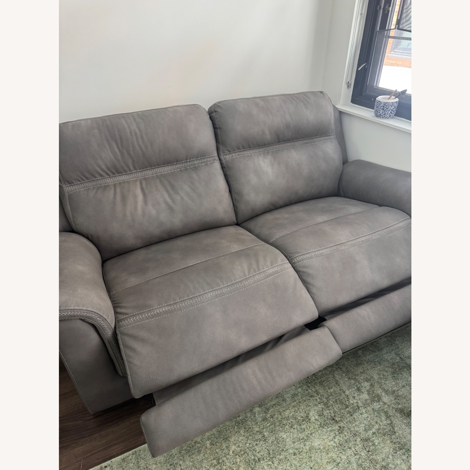 Ashley Furniture Light Gray 2 Seater Sofa - image-5