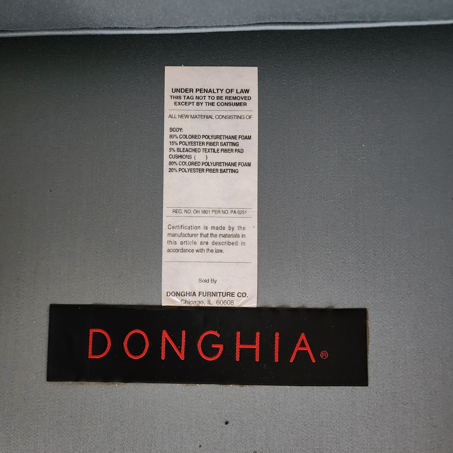 Donghia Mid-Century Modern Sofa Lt. Gray - image-4