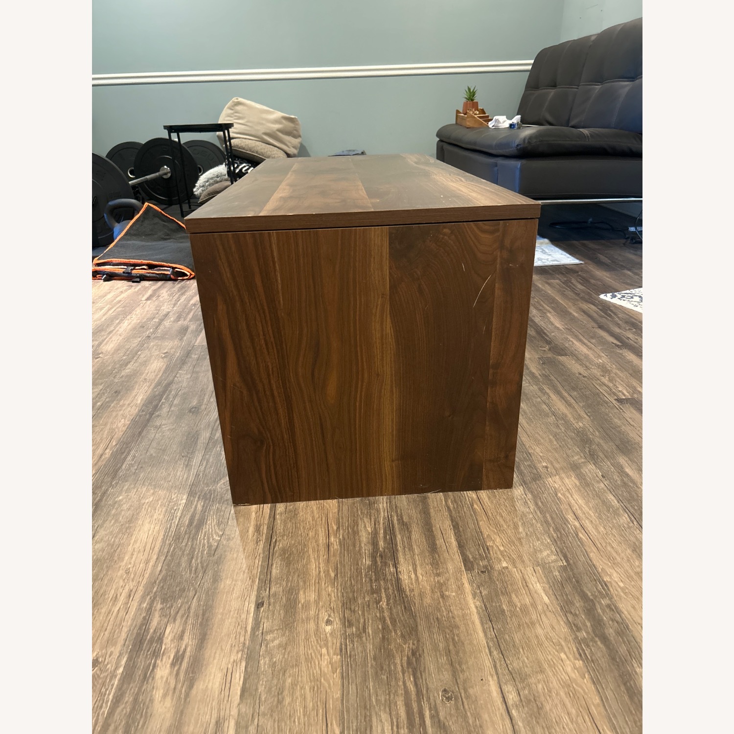 World Market Natural Wood Veneer Coffee Table - image-3