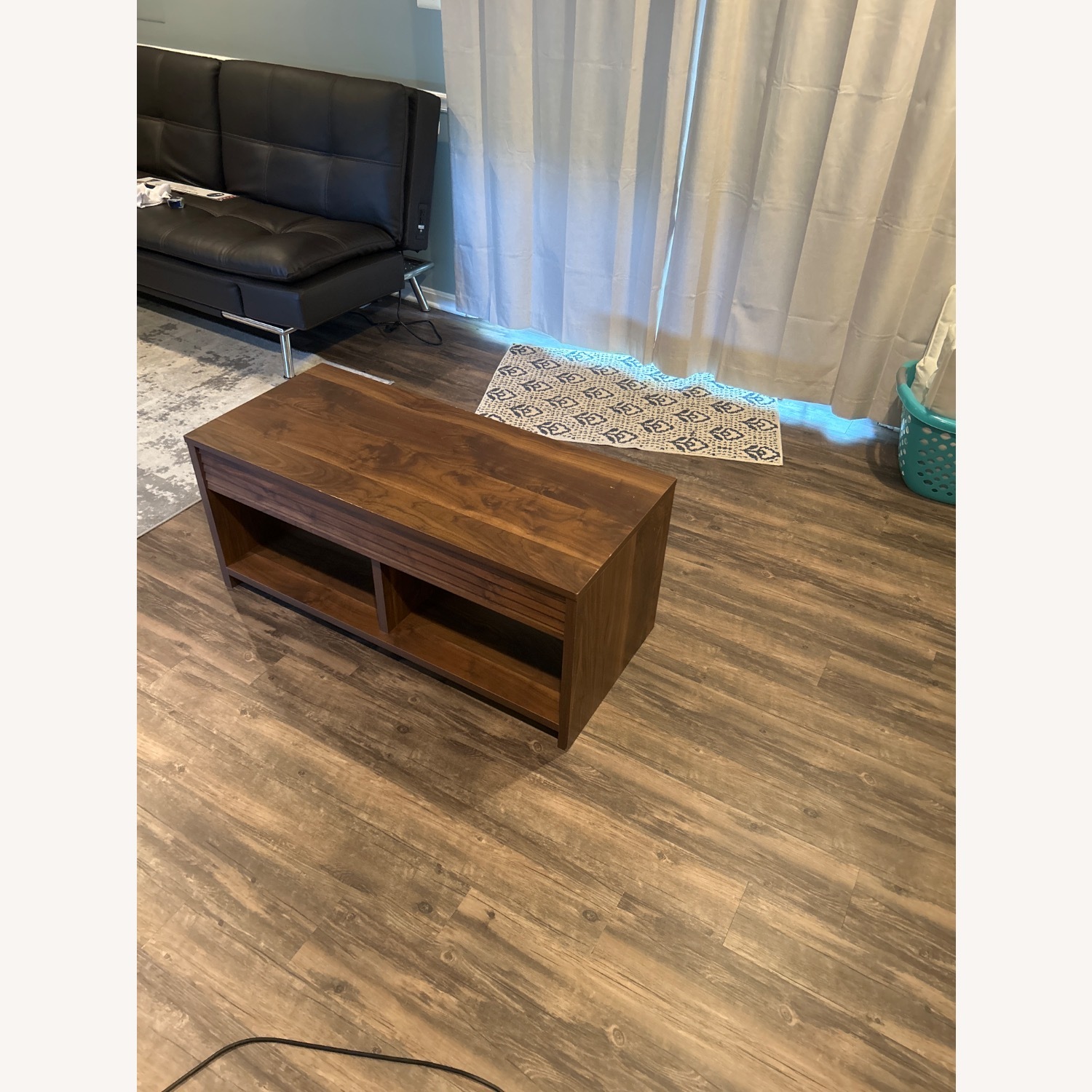 World Market Natural Wood Veneer Coffee Table - image-2