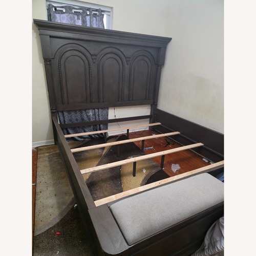 Used King Size Column Style Bed  for sale on AptDeco