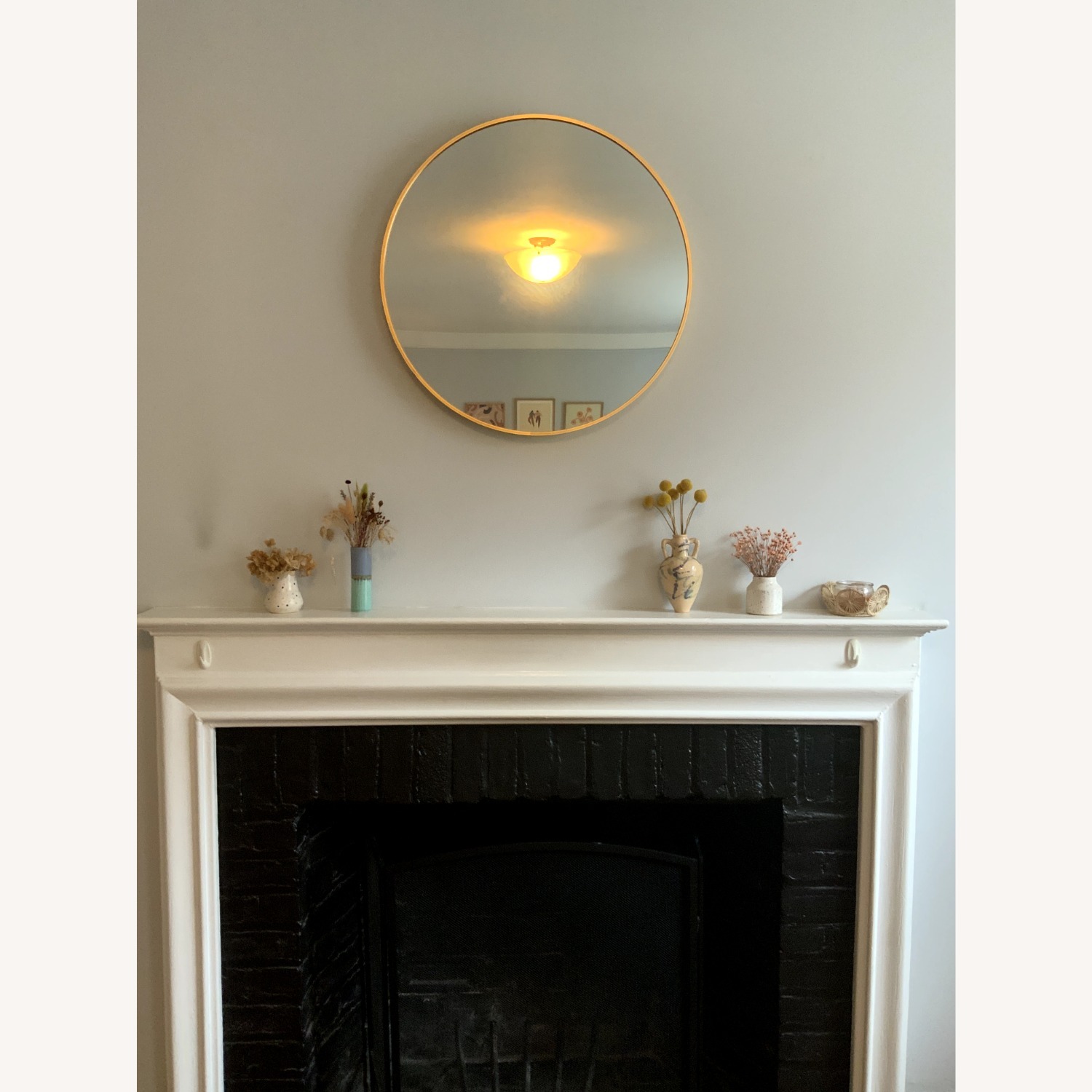 Gold Glass Wall Mirror - image-3