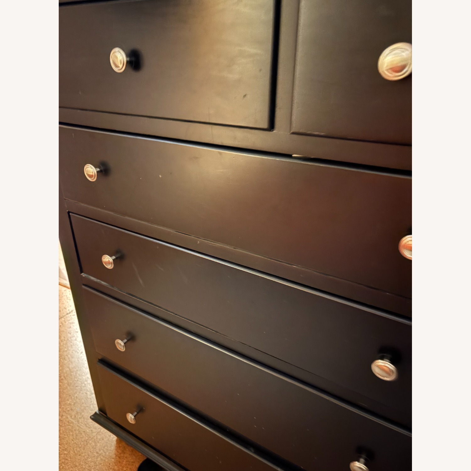Vintage Black Dresser - image-2