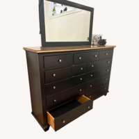 Vintage Black Dresser