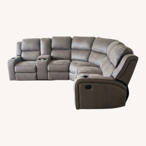 Used Light Gray Fabric 3+ Piece Sectional for sale on AptDeco