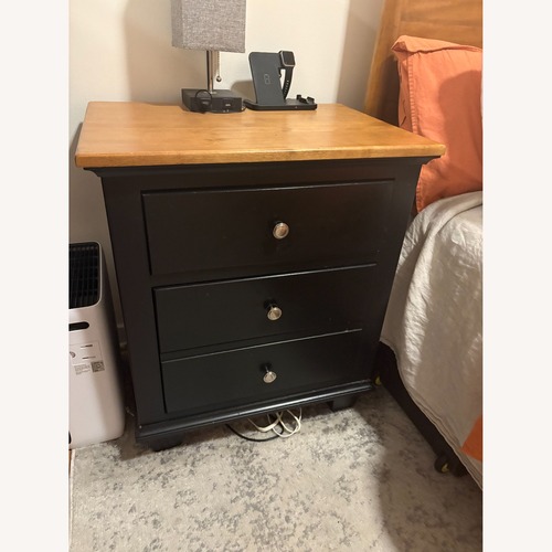 Used Vintage/Antique Black Nightstands for sale on AptDeco
