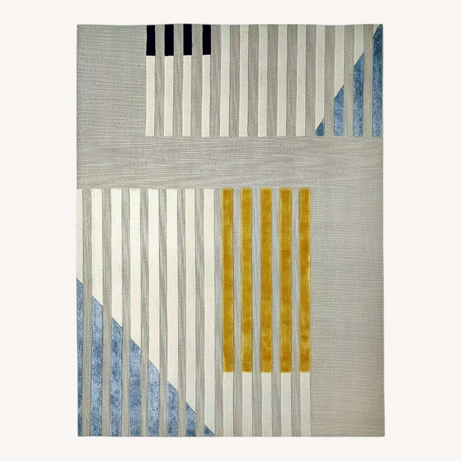 West Elm Lindsay Stead Kista Wool Rug 5' x 8' - image-0