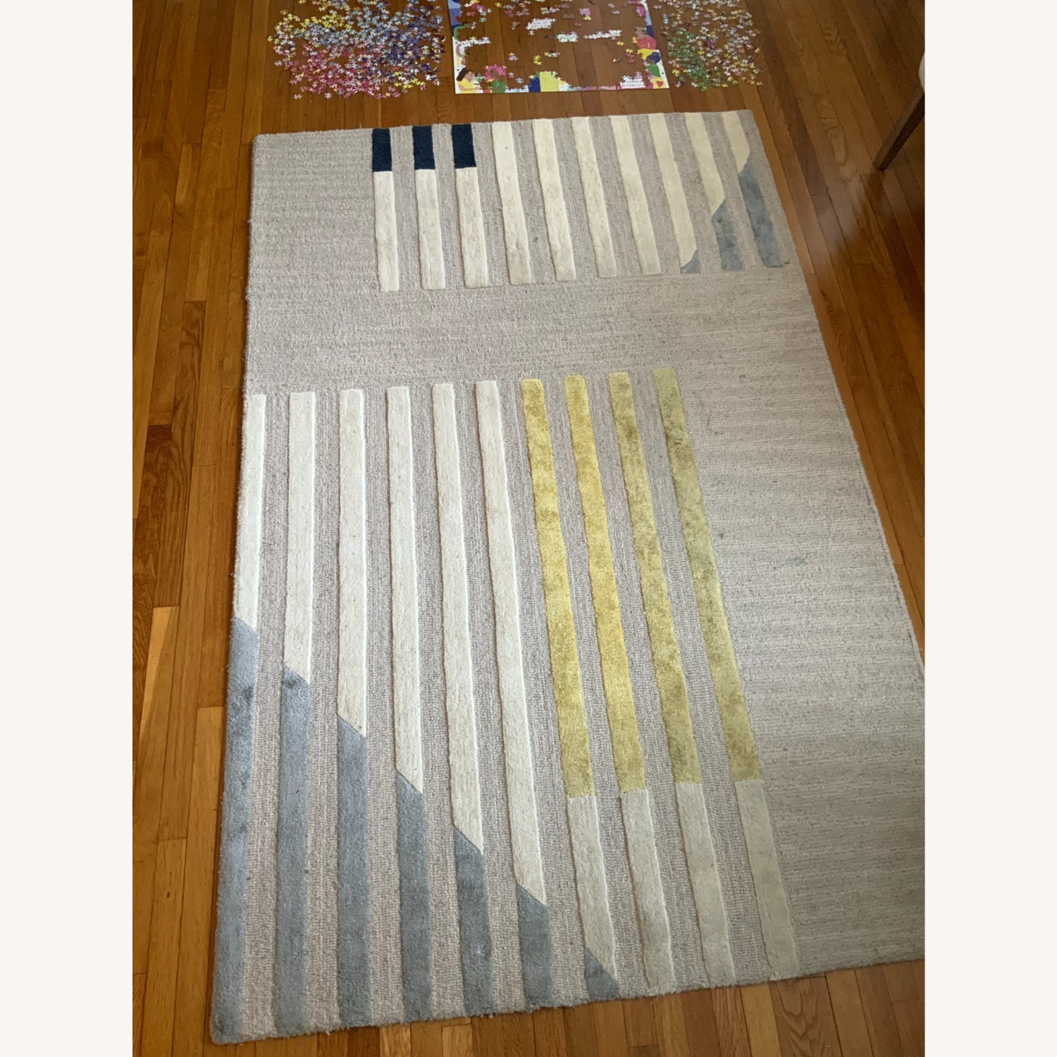 West Elm Lindsay Stead Kista Wool Rug 5' x 8' - image-1