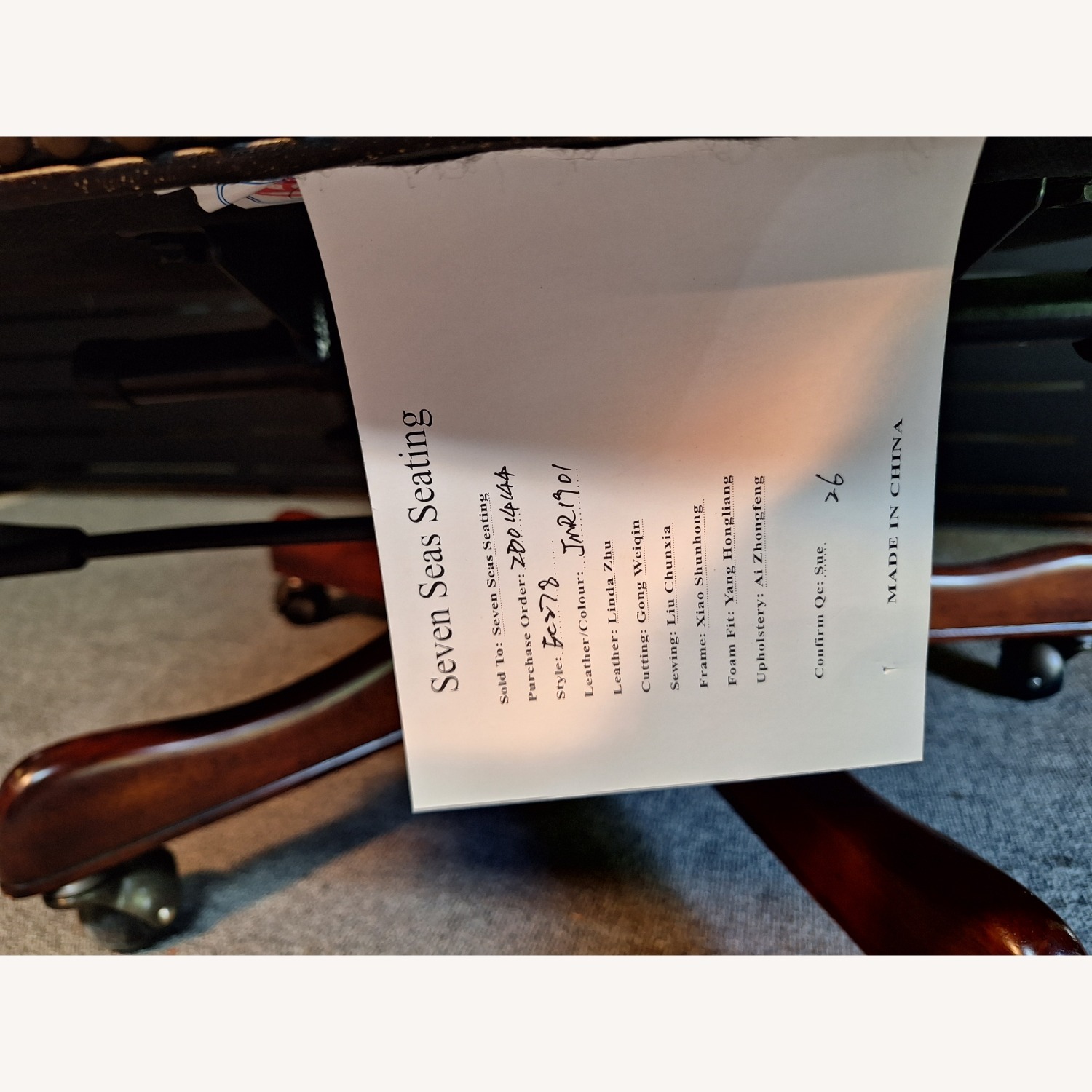 Hooker Furniture Corporation Seven Seas Office Chair - image-7