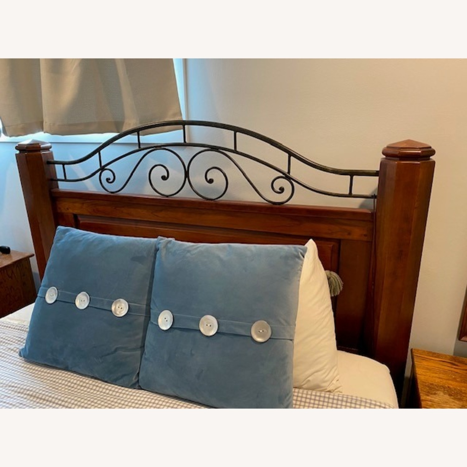 Cherry Queen Bed Frame - image-4