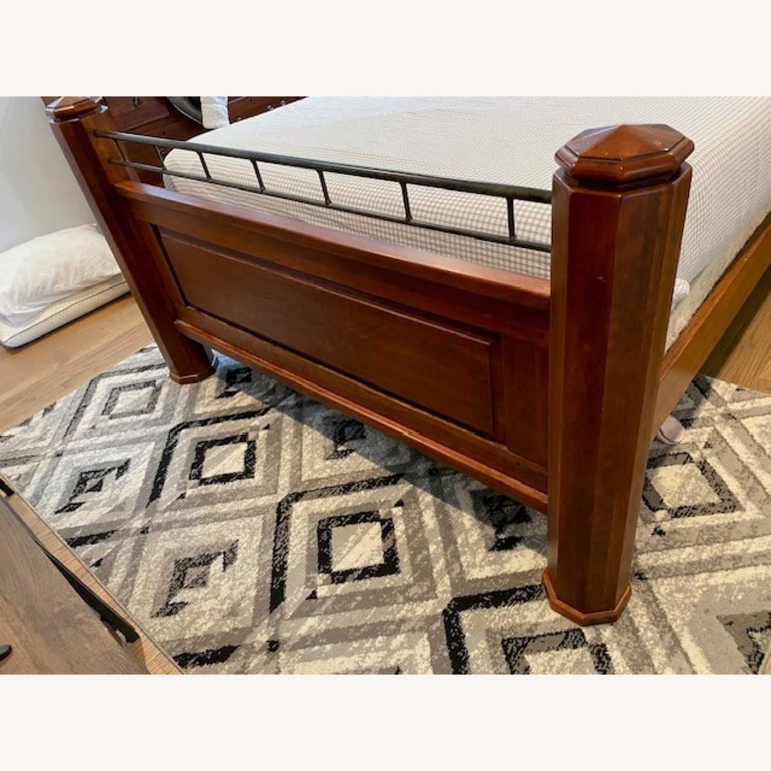 Cherry Queen Bed Frame - image-3