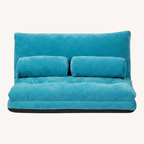 Used Target Costway Blue Sleeper Sofa for sale on AptDeco