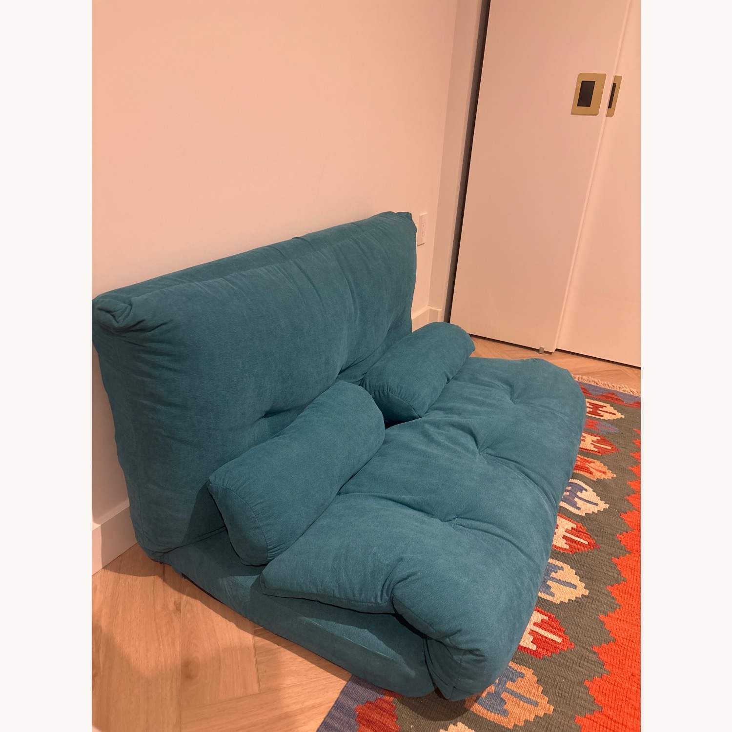 Target Costway Blue Sleeper Sofa - image-3