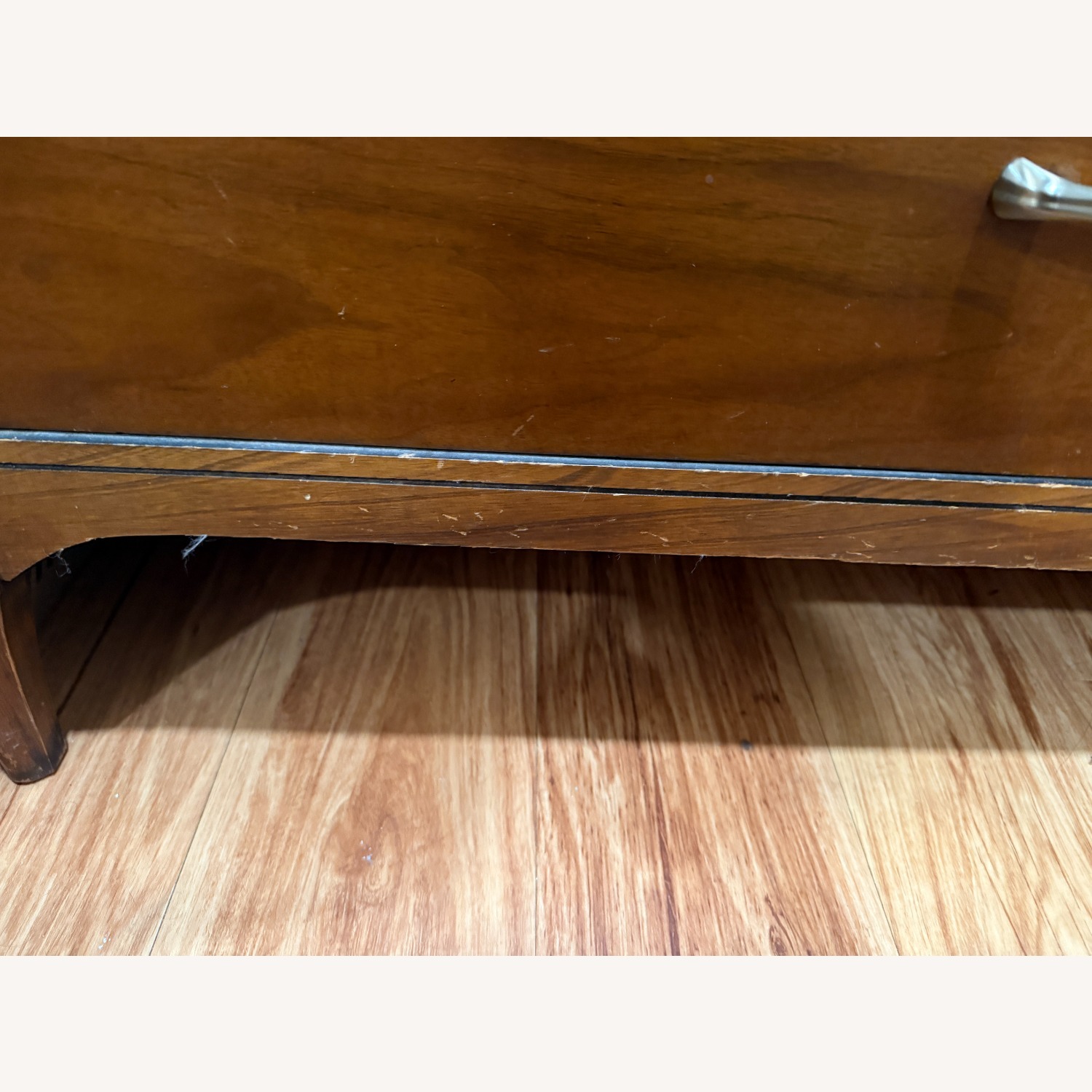 Walnut Original Mid Century Tall Dresser Highboy - image-6