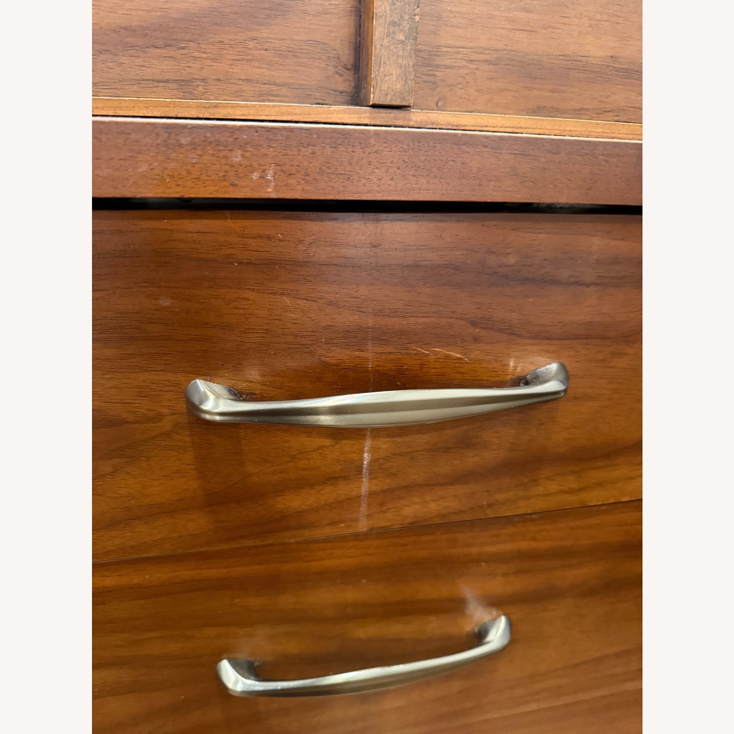 Walnut Original Mid Century Tall Dresser Highboy - image-5