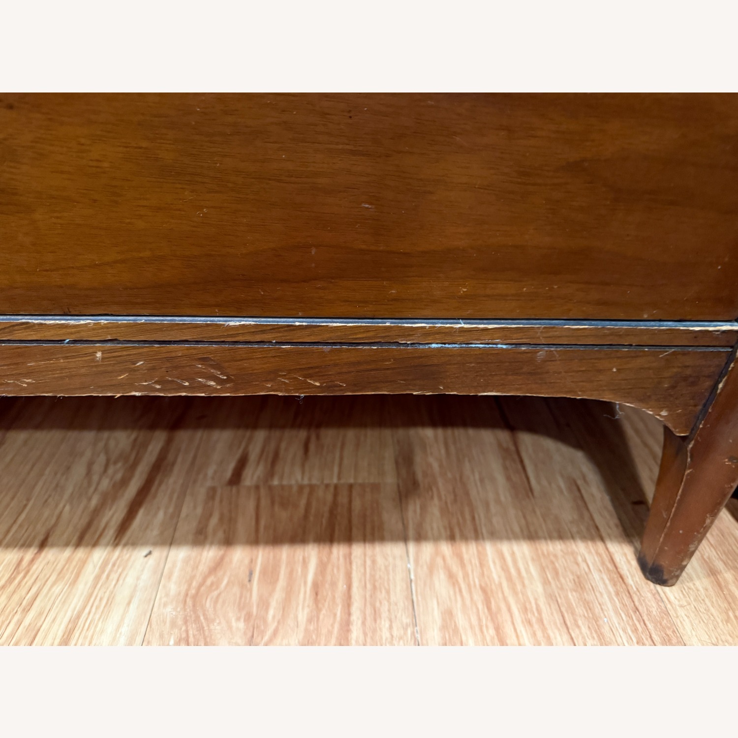 Walnut Original Mid Century Tall Dresser Highboy - image-7