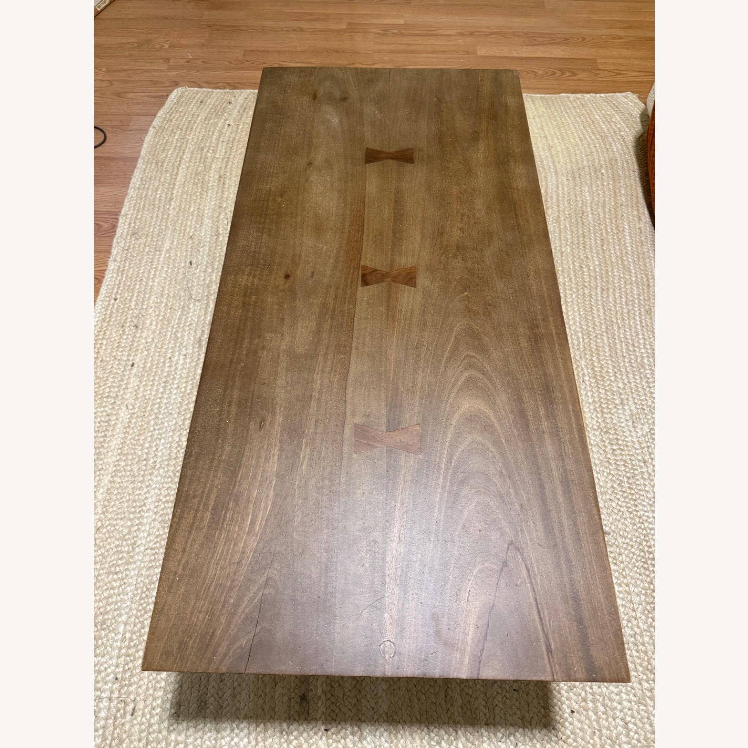 Vintage/Antique Dark Brown Coffee Table - image-1