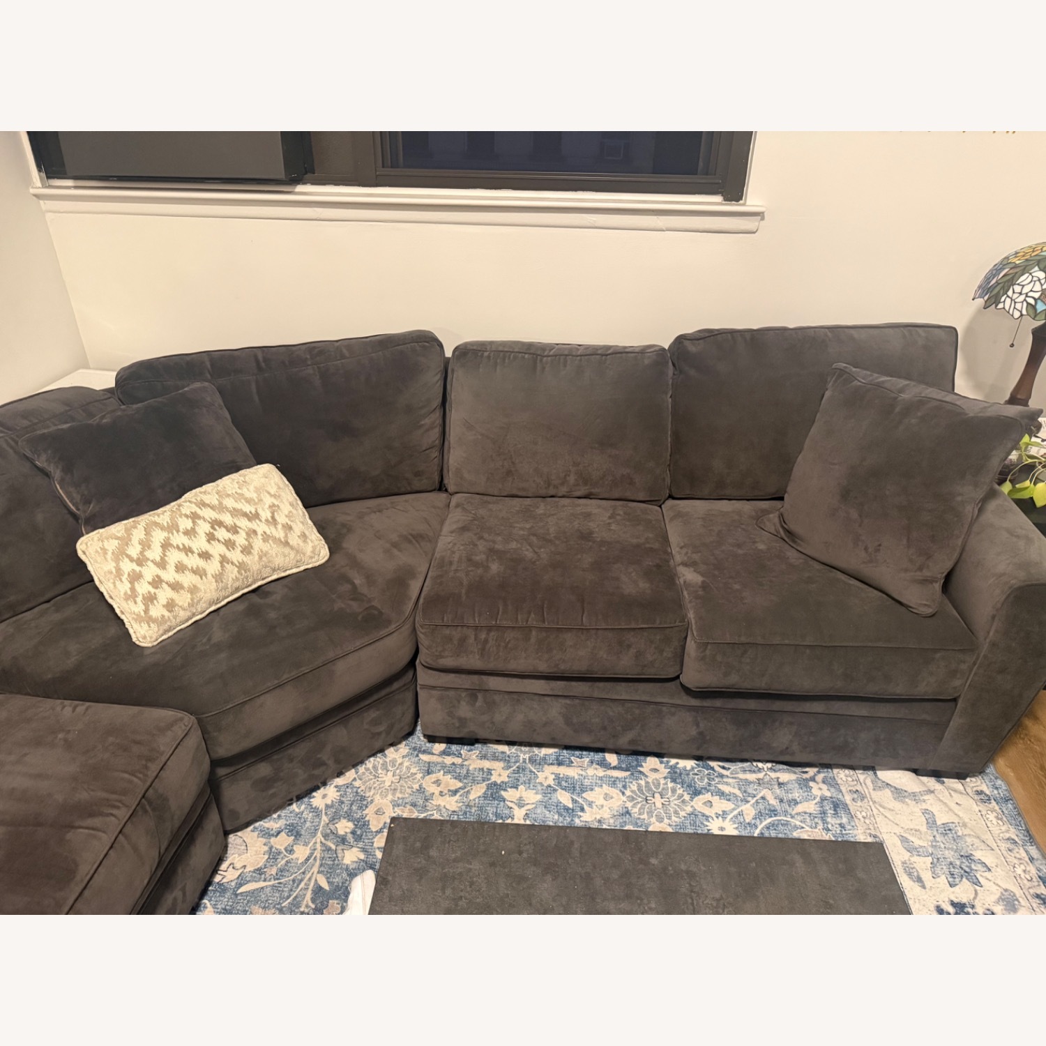 Raymour & Flanigan Artemis Dark Gray 3+ Piece Sectional - image-3