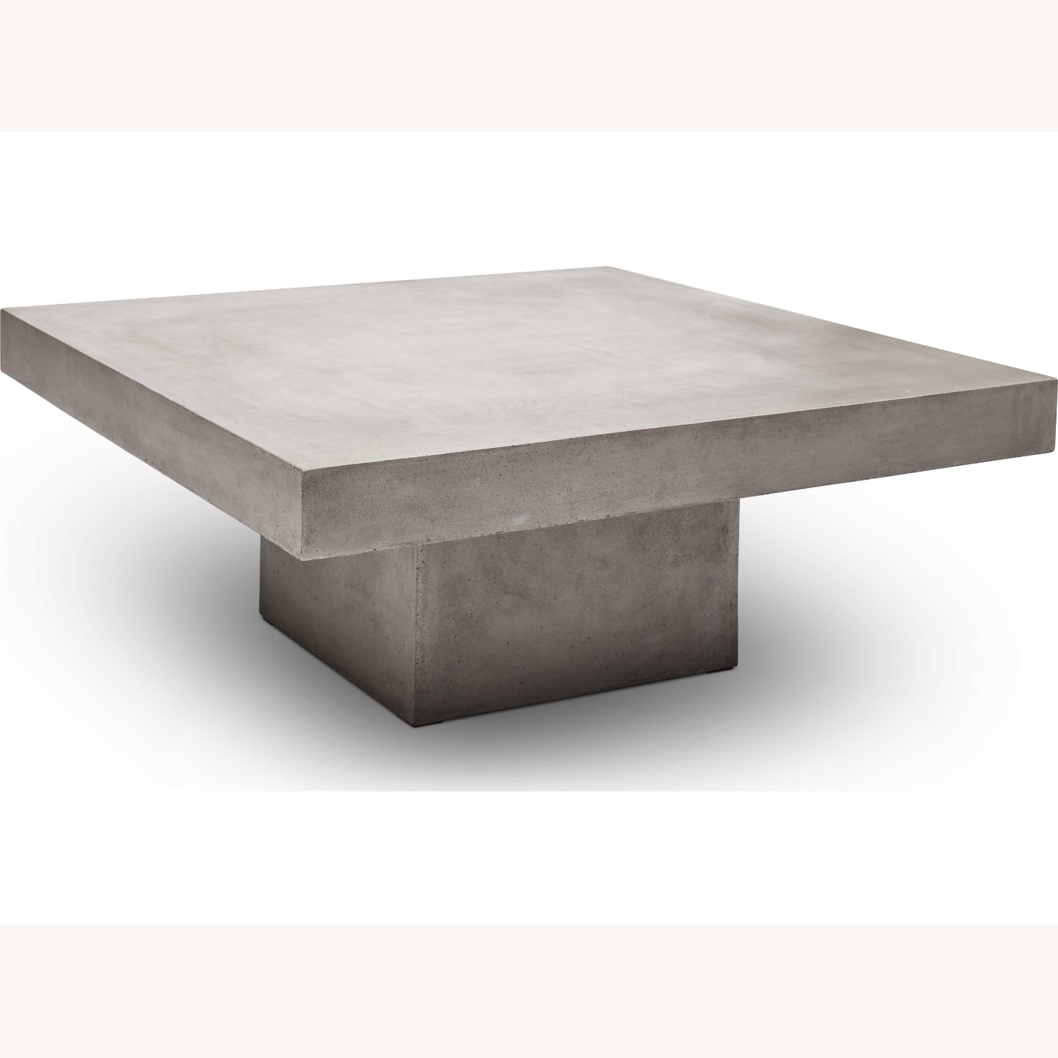CB2 Element Light Gray Concrete Coffee Table - image-5