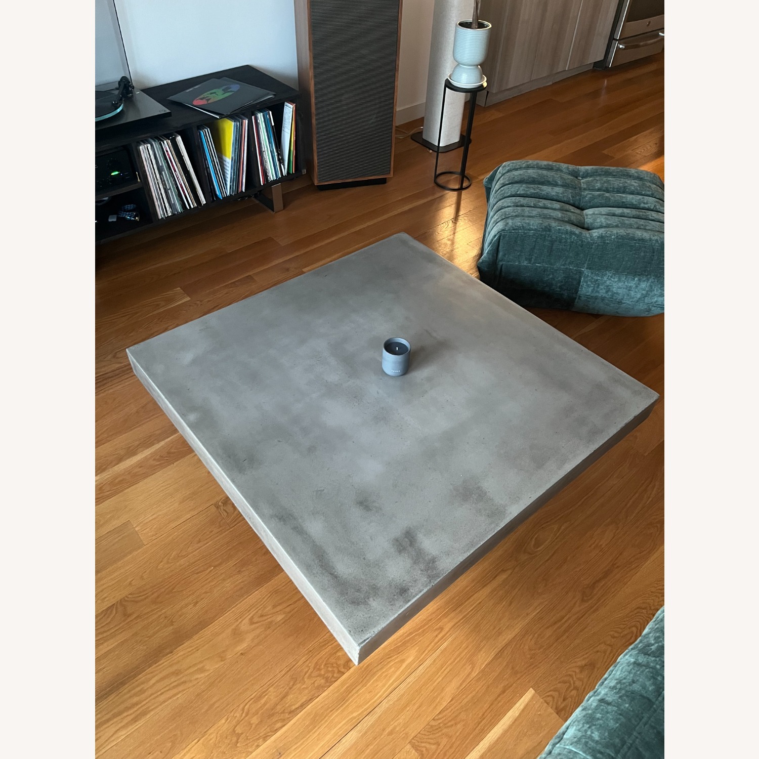 CB2 Element Light Gray Concrete Coffee Table - image-4
