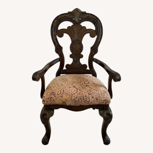 Used Brown Cherry Oak Wood Chair for sale on AptDeco