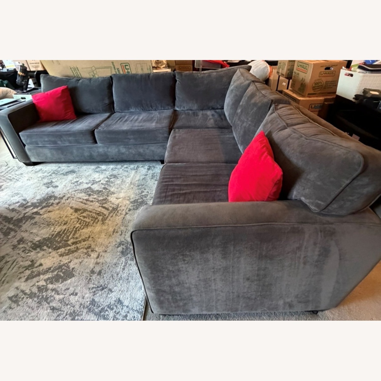 Ashley Furniture Dark Gray 2 Piece Sectional - image-3