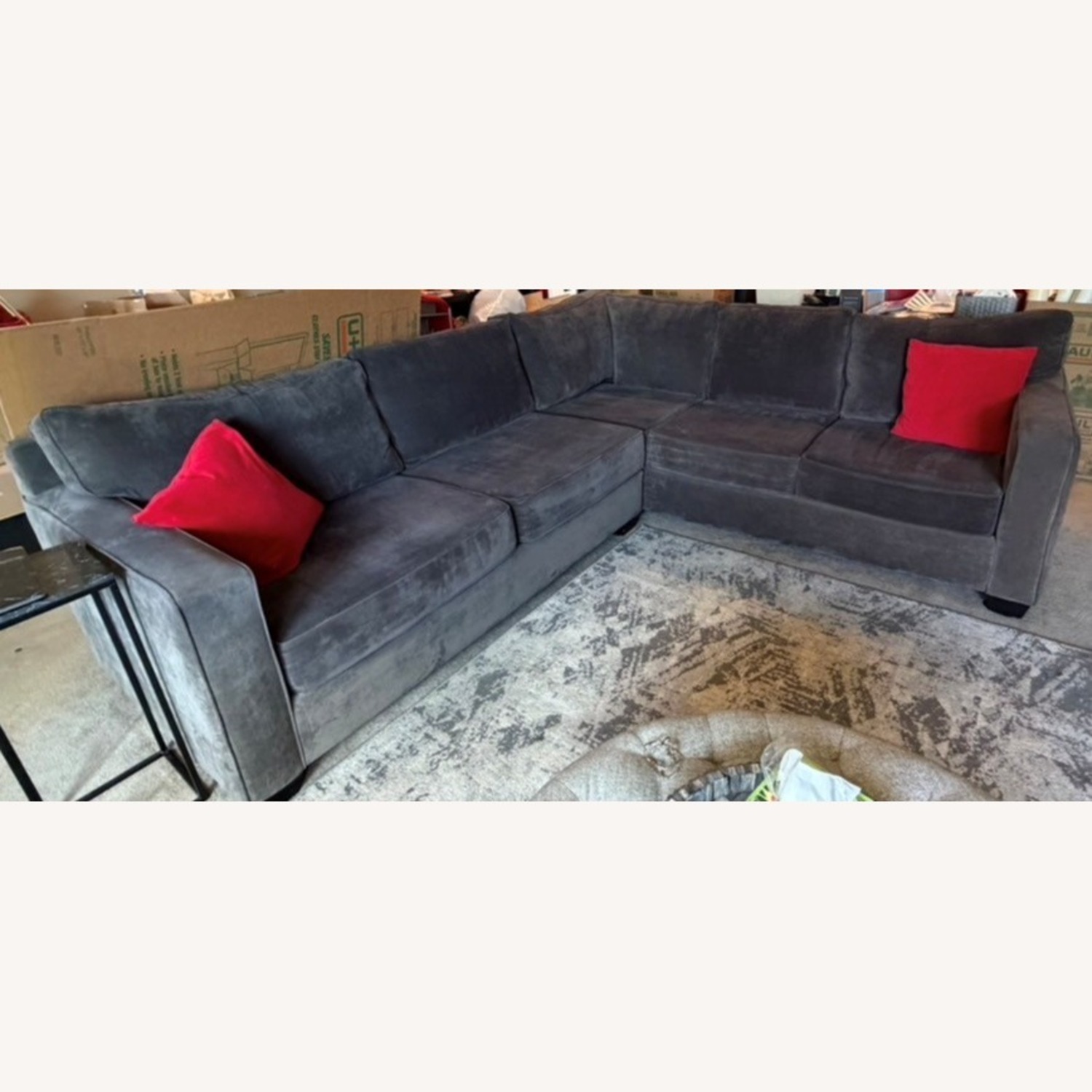 Ashley Furniture Dark Gray 2 Piece Sectional - image-2