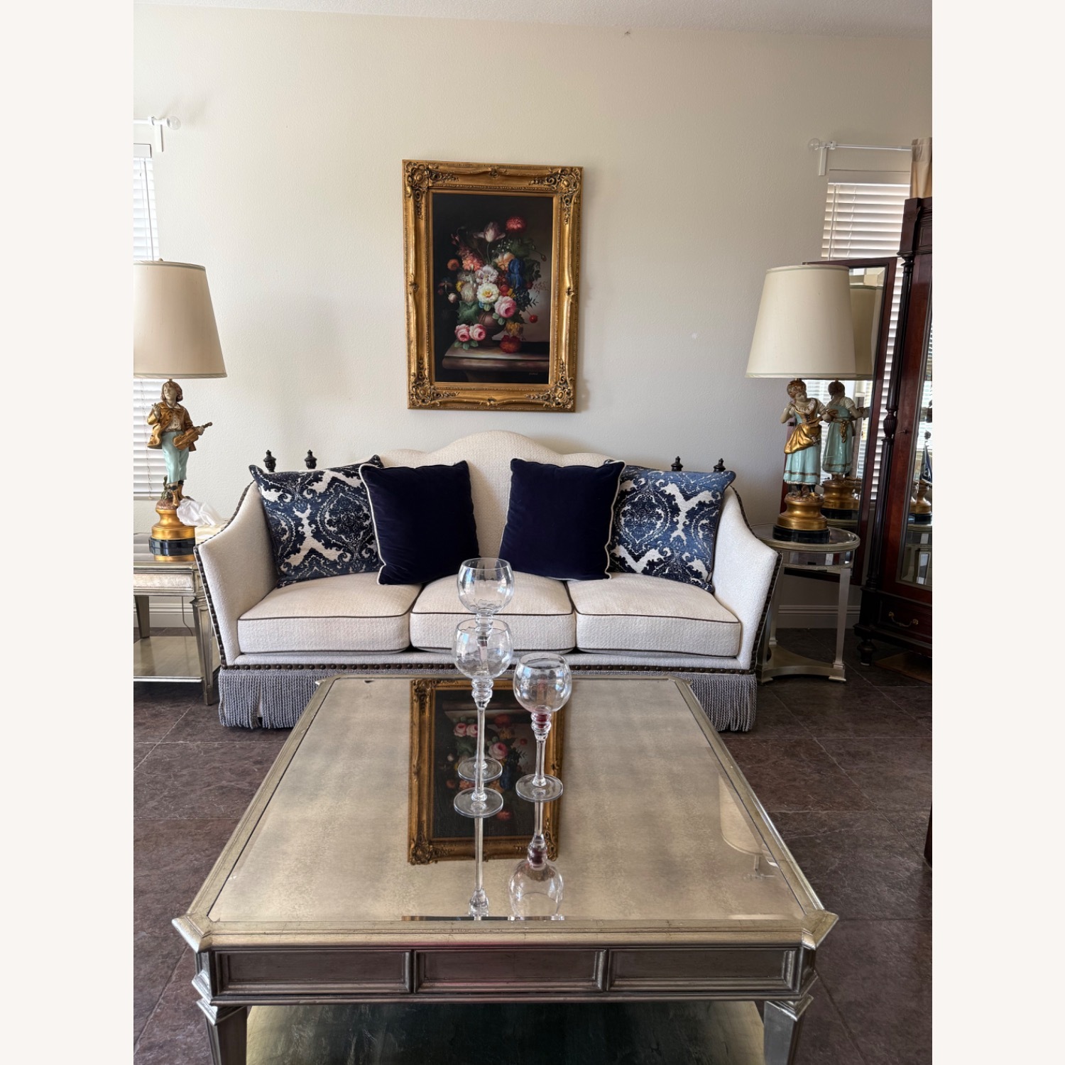 Natural Fabric 3+ Seater Sofa - image-3