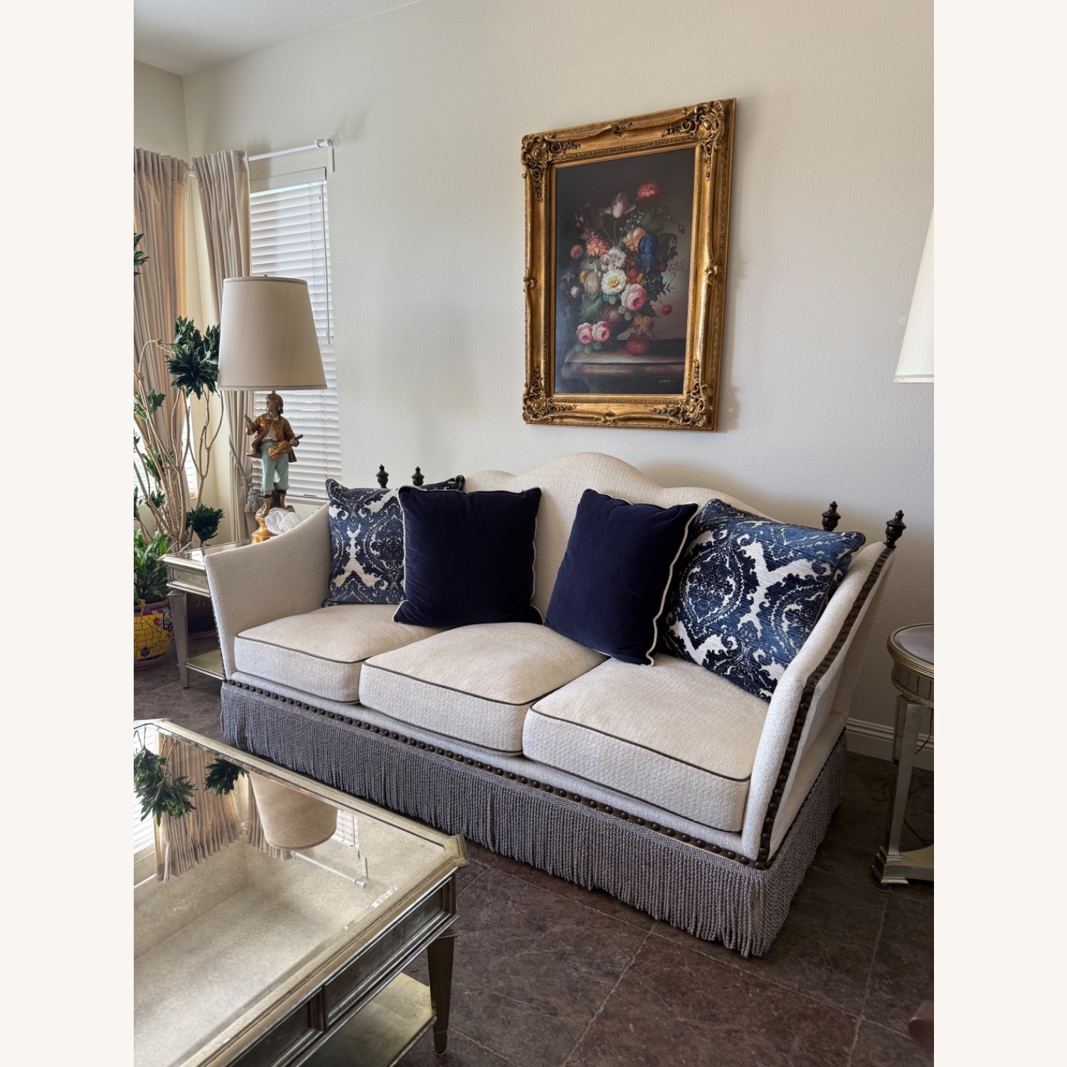 Natural Fabric 3+ Seater Sofa - image-2