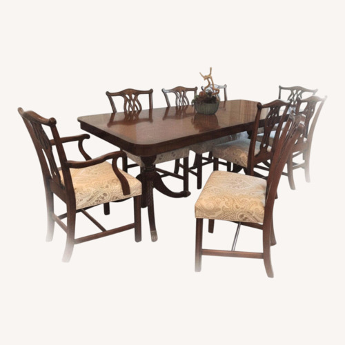 Used Light Brown Wood Dining Sets for sale on AptDeco