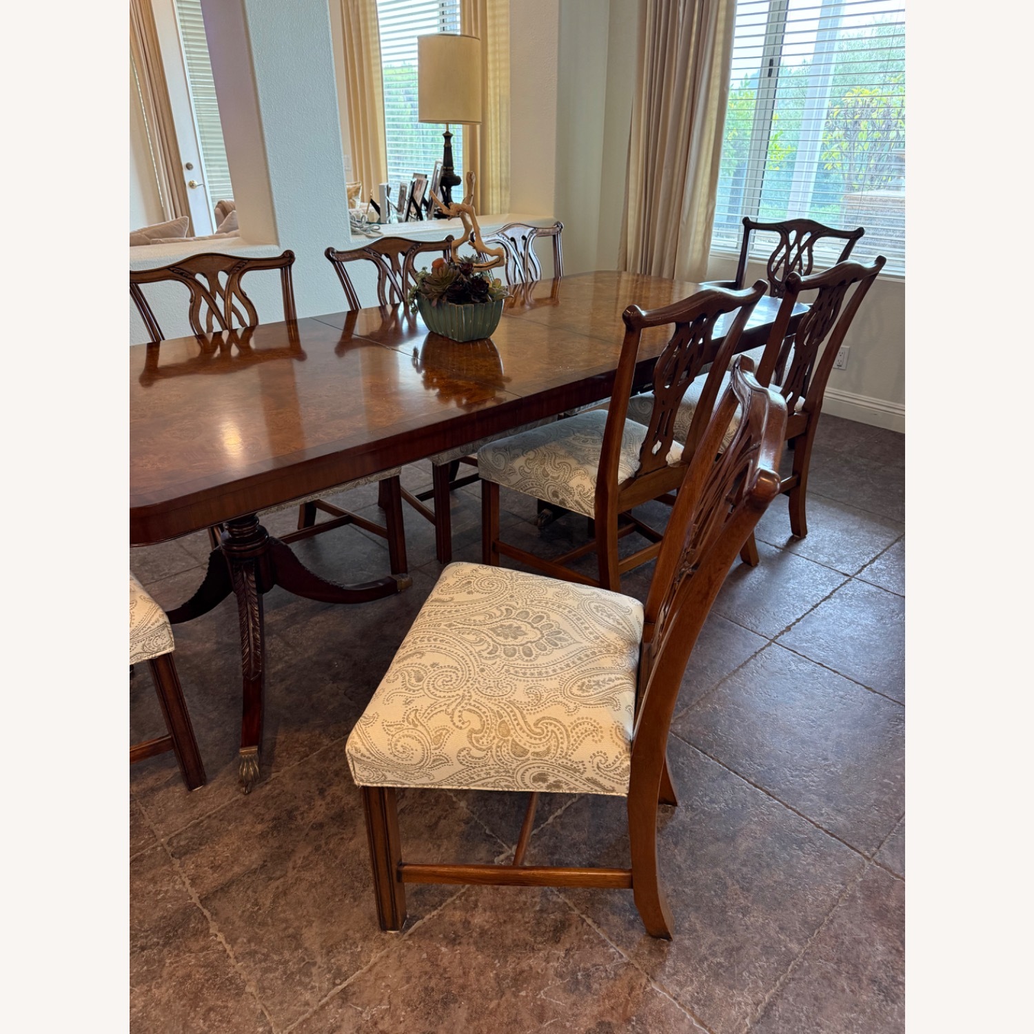 Light Brown Wood Dining Sets - image-4