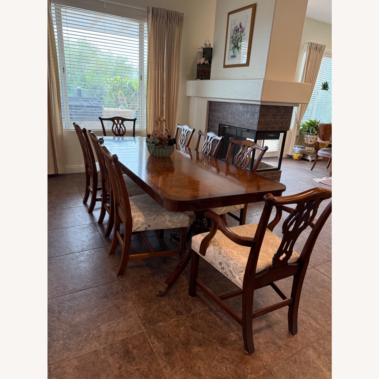 Light Brown Wood Dining Sets - image-5