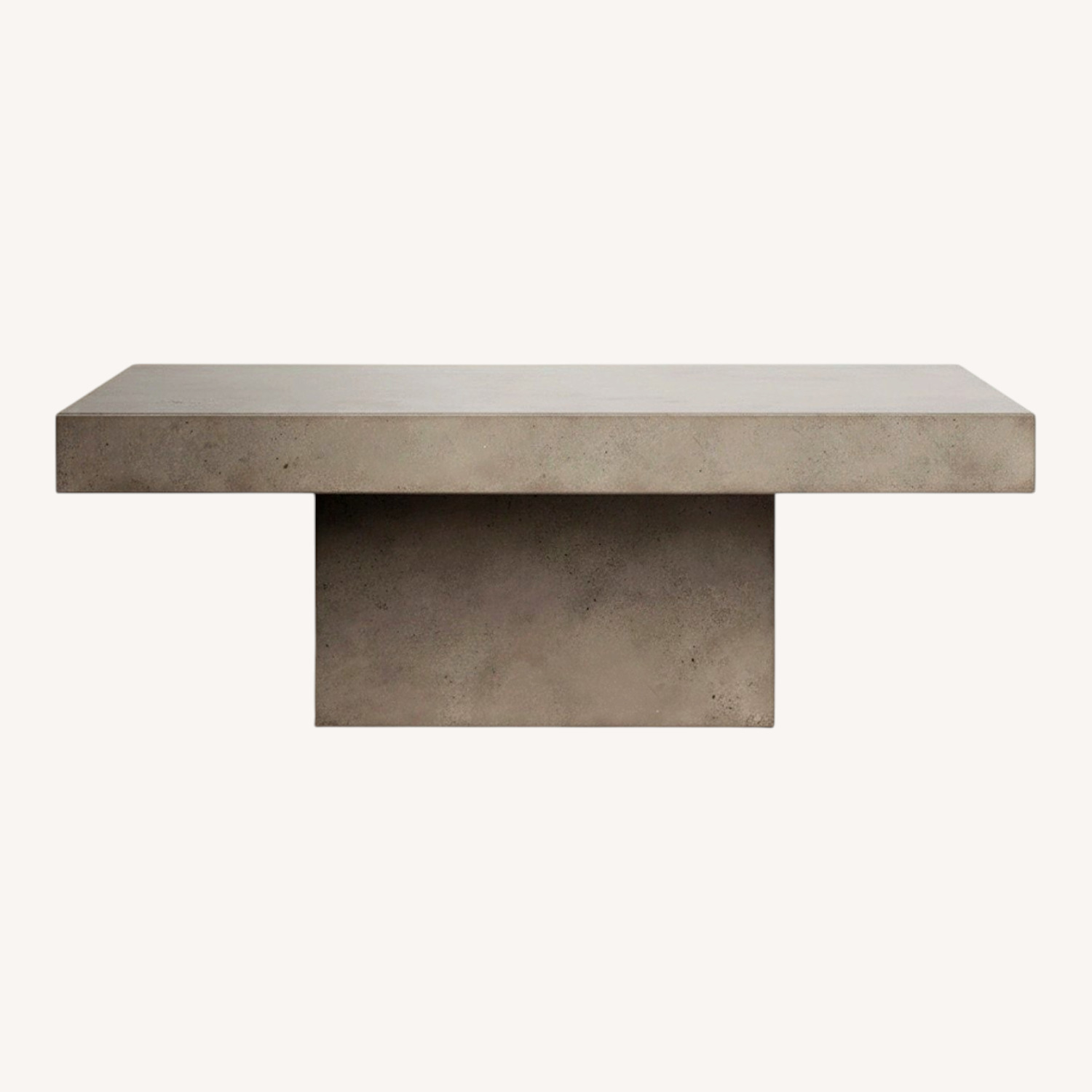 AllModern Dove Pedestal Coffee Table - image-0