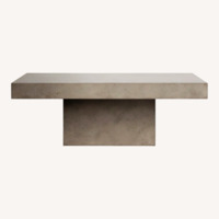 AllModern Dove Pedestal Coffee Table
