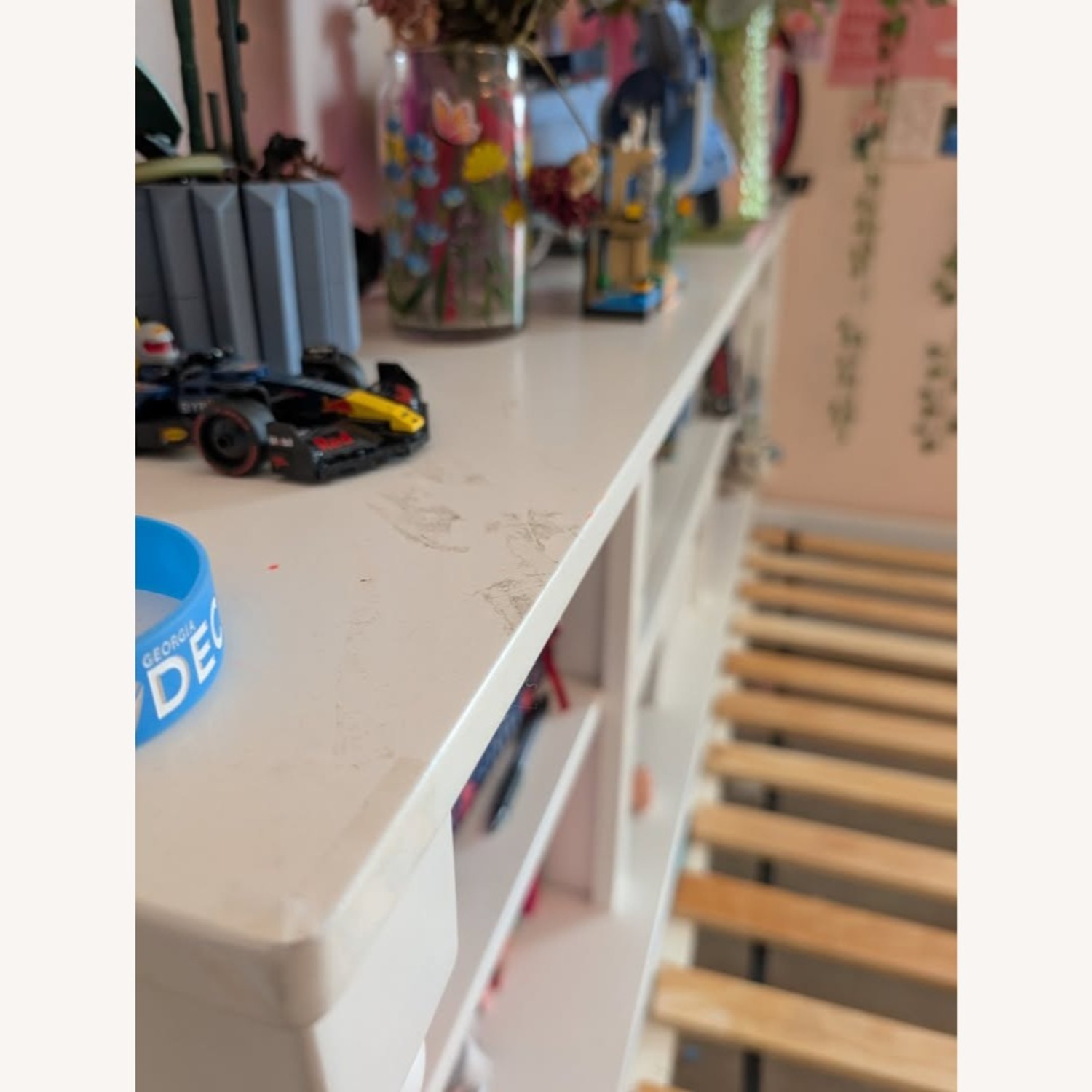 Ashley Furniture White Wood Full Bed - image-2