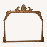Antique Gold Wood Wall Mirror