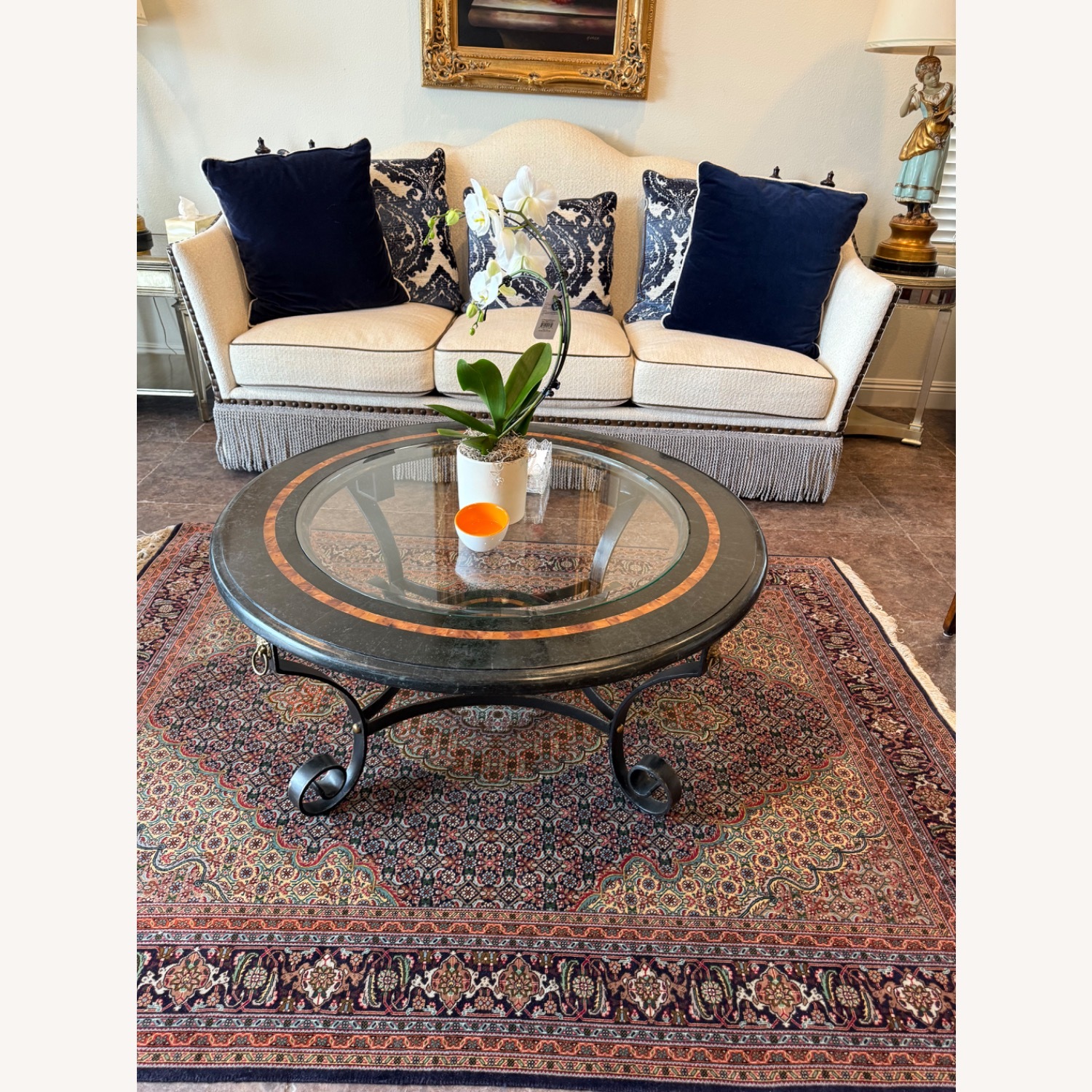 Black Glass Coffee Table - image-3