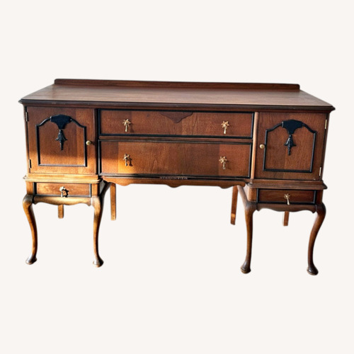 Used Antique Natural Wood Sideboard for sale on AptDeco