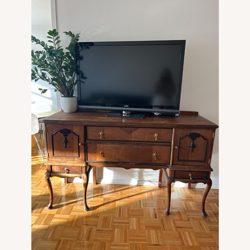 Used Antique Natural Wood Sideboard for sale on AptDeco