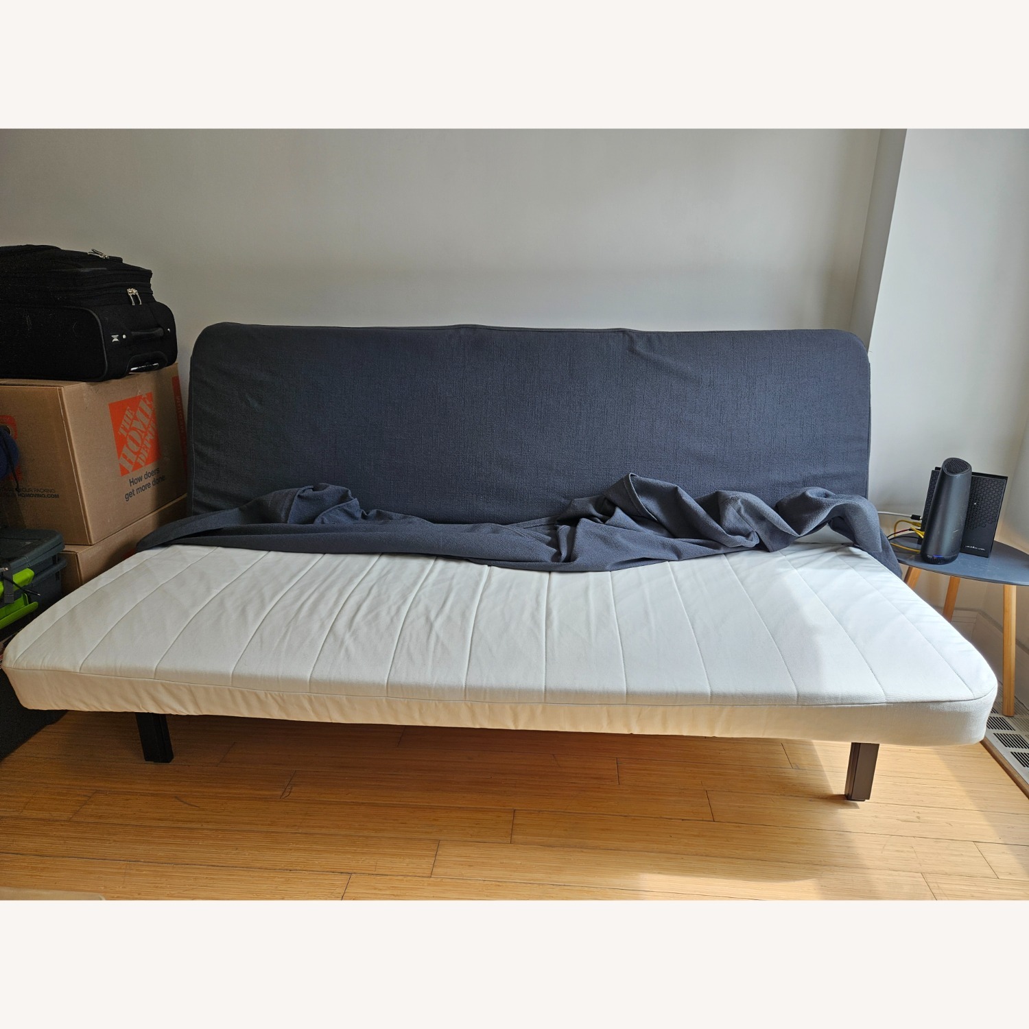 IKEA NYHAMN Dark Gray Sleeper Sofa - image-3