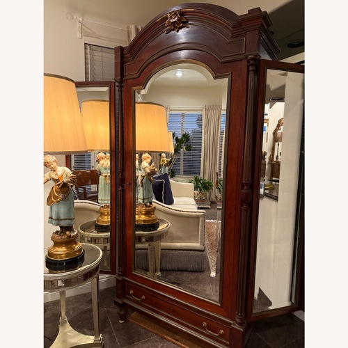 Used Dark Brown Armoire for sale on AptDeco