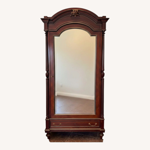 Used Dark Brown Armoire for sale on AptDeco
